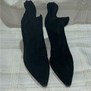 Vince Camuto Black Suede Ankle Booties